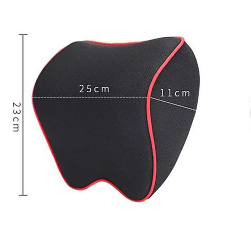 Universal Memory Foam Car Neck Headrest Pillow Adjustable Headrest Support for Benz And Auto Seats Car Accessory