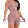 European & American Style Crotch Zipper Shapewear: Tummy Tuck & Hip Lift Corset with Row Buckle