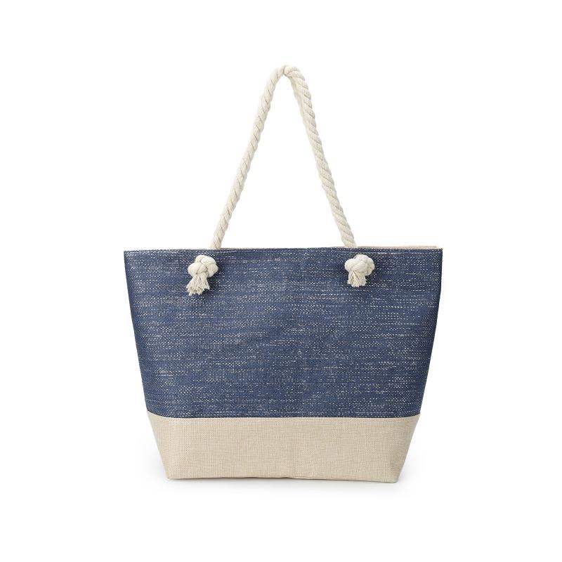 New beach bag striped, casual bag underarm bag women's shoulder bag women's canvas bag