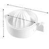 Plastic Lemon Squeezer White Fruit Press Portable Manual Citrus Juicer  Juice Making