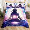 Chakra Duvet Covers Queen Lightweight Bedding Sets Zen Spiritual Bedding Sets Bedroom Decor 1 Duvet Cover 2 Pillowcases No Quilt
