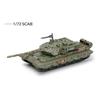 Non-Toxic 1/72 Modern Army Military Model Type 99 Main Battle M1A2 Abrams Leopard 2 Main Battle Tank Ah-64 Apache Airplane Assembly Toys