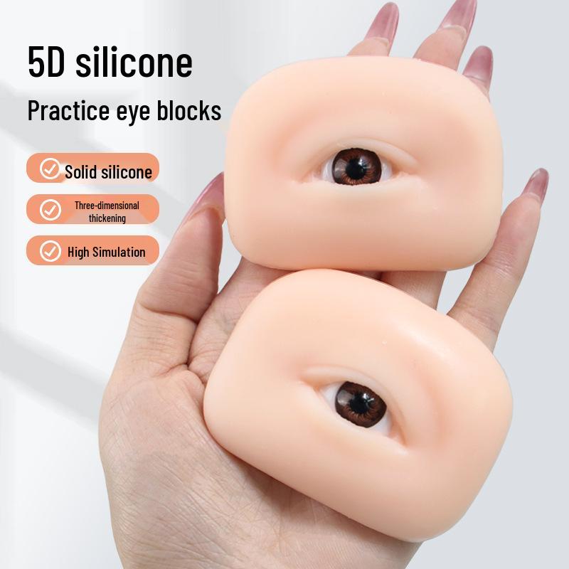 Beginner Microblading Practice Skin: Eyebrow & Eye Module Simulation