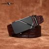 Vegetable Tanned Leather Cowhide Men's Belt Genuine Leather Automatic Buckle Belt Business Belt