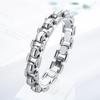 Punk Polished Stainless Steel Men's Geometric Bracelet – Fade Resistant