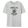 Boxing Comfortable Mens Loose Fit Tshirt with Stylish Prints  Vintage and Short Sleeved