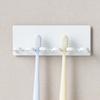5 Slots Toothbrush Storage Rack Wall-mounted Toilet Hanger Shelf  Bathroom Storage