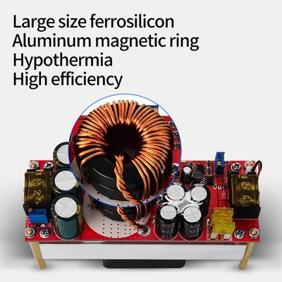 1800W 1500W DC-DC Boost Converter Step Up Power Supply Module 30A 20A Adjustable Voltage Charger 12-48V To 24-72V Power Booster