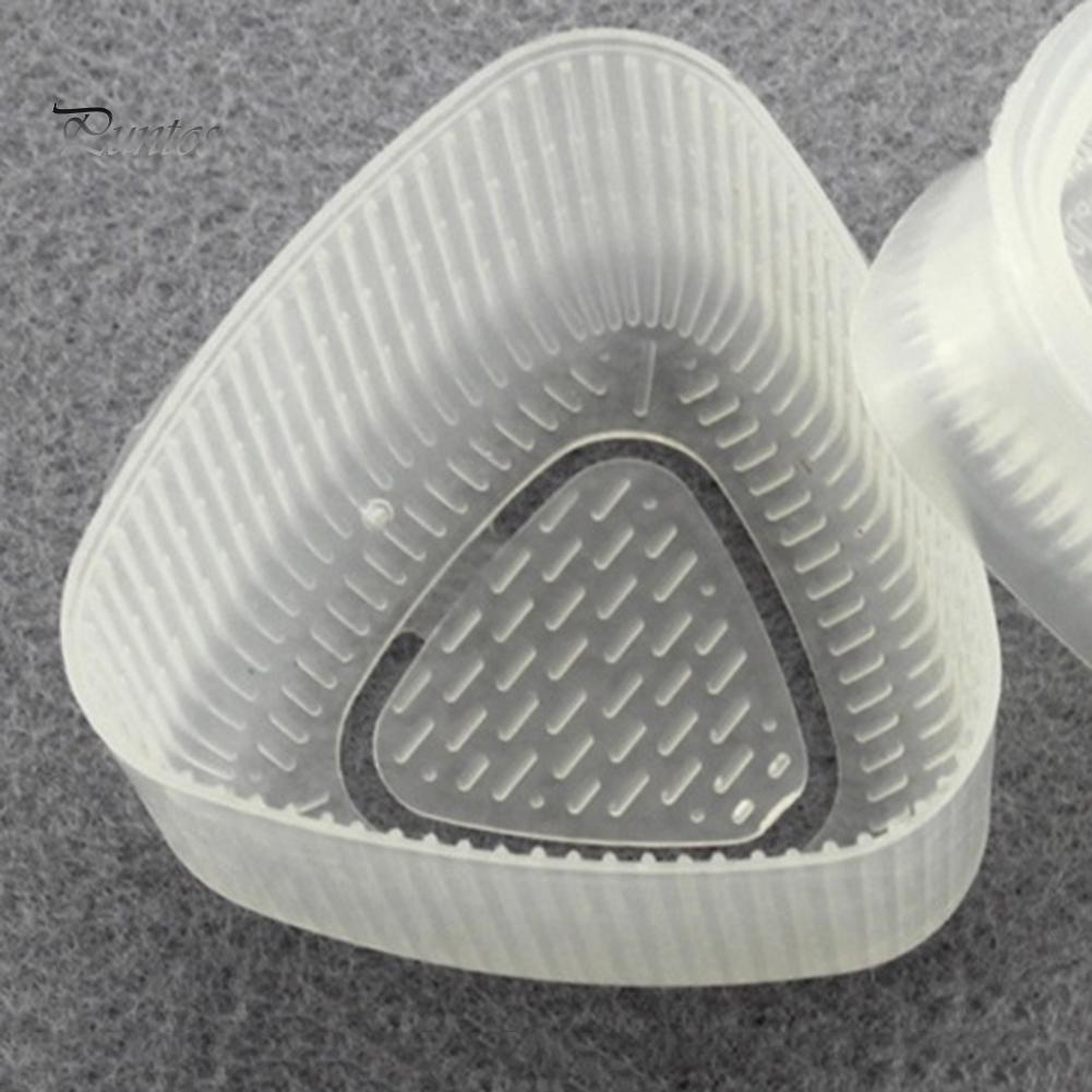 Puntos DIY Kitchen Triangle Shape Sushi Rice Ball Box Press Nori Mold Food Maker Tool