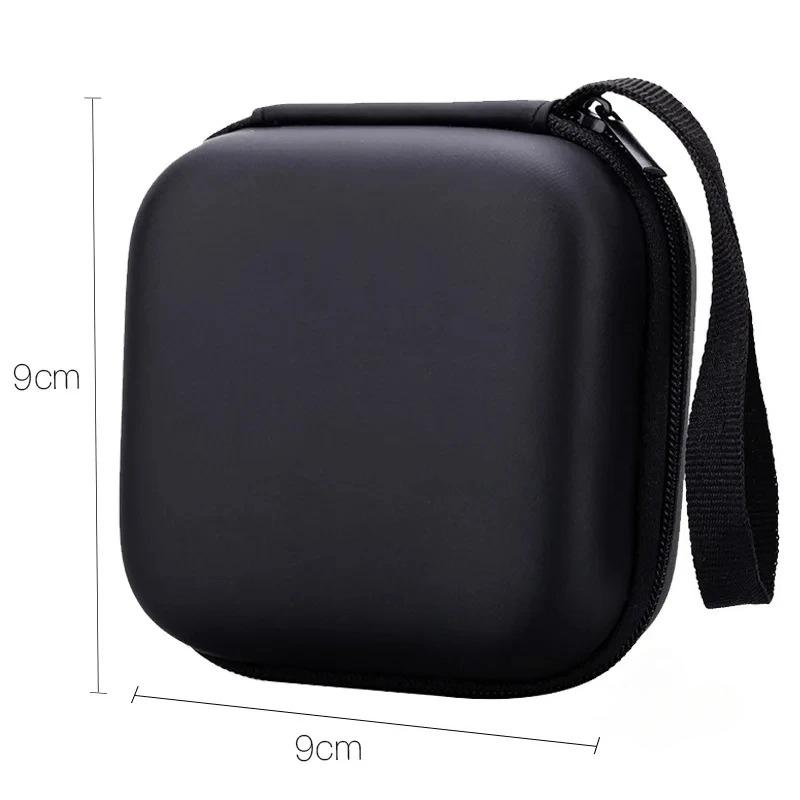 Portable storage bag, data cable charger, Bluetooth headphones, camera, flashlight storage box чёрный