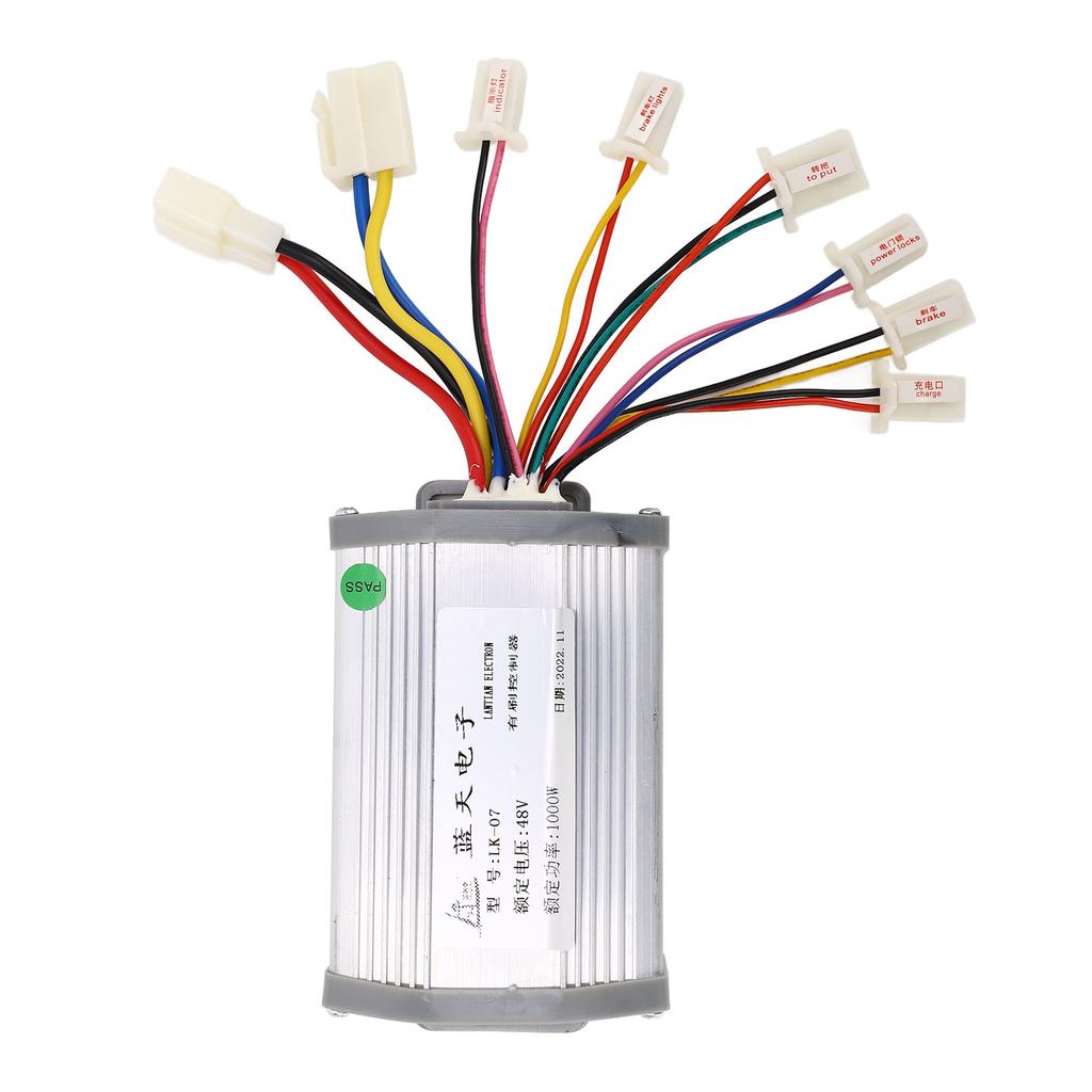 1000W 48V Brush Motor Speed Controller For Electric Bike Scooter Conversion Brushed Motor Controller