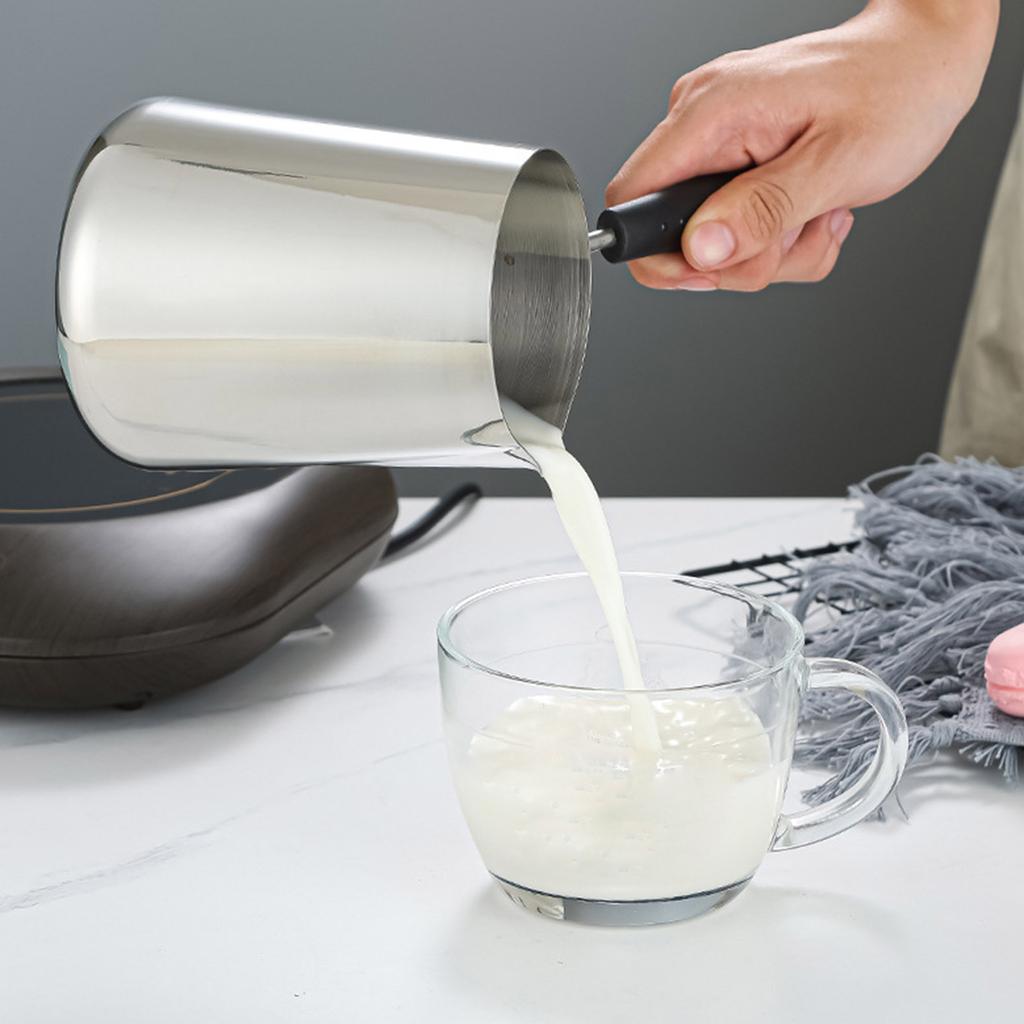 Milk Frothing Pitchers Coffee Steaming Pitchers Stainless Steel Material Jugs for Espresso Cappuccino and Frothing Milk