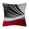 Trendige Schwarze Rote Postmoderne Abstrakte Linien Kissenbezug Polyester Mode Gestreifte Dekorative Kissen Für Sofa Sitz Home Decor