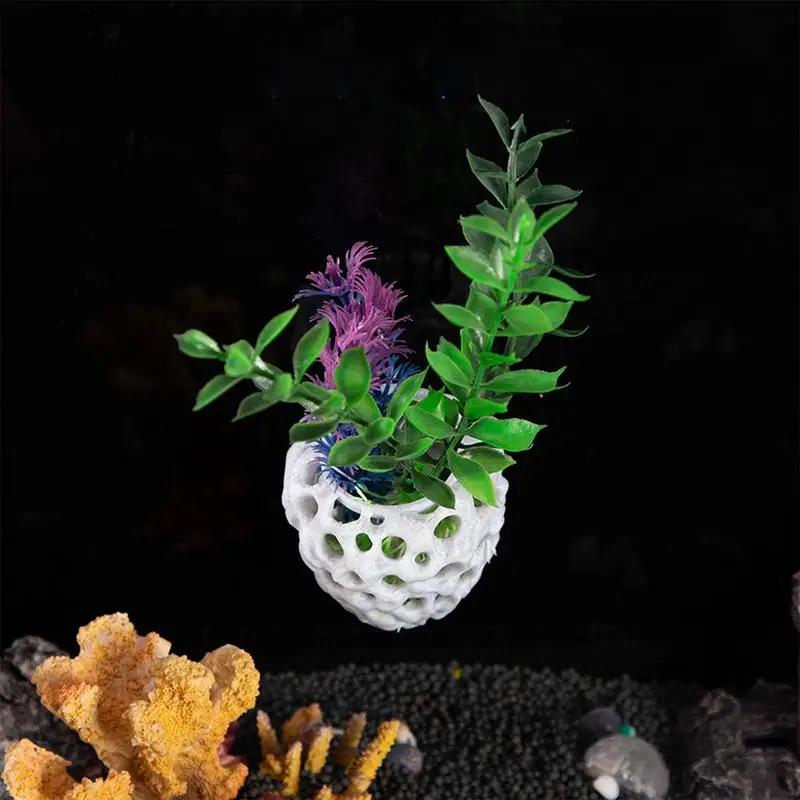 1 Stück Garnelenverstecke für Aquarium Garnelen Fischtank Versteckhöhle für kleine Fische Porös Stabil Aquarium Verstecke Höhle für Betta Fischtank