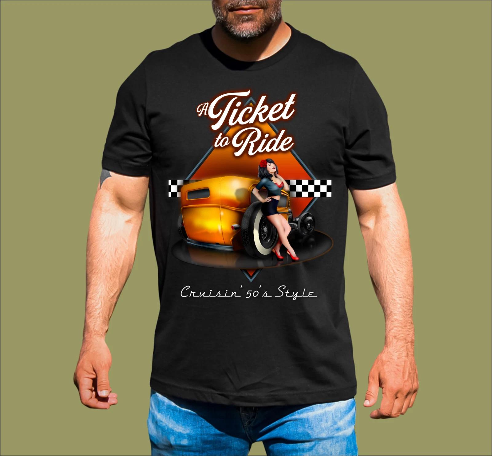 HOT ROD TICKET TO RIDE T-SHIRT S