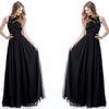 Abiti da sera da donna, abiti in chiffon molto venduti