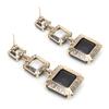 Exaggerated Geometric   Earrings Fashion Alloy Ear Pendants Accessories for Girls Women