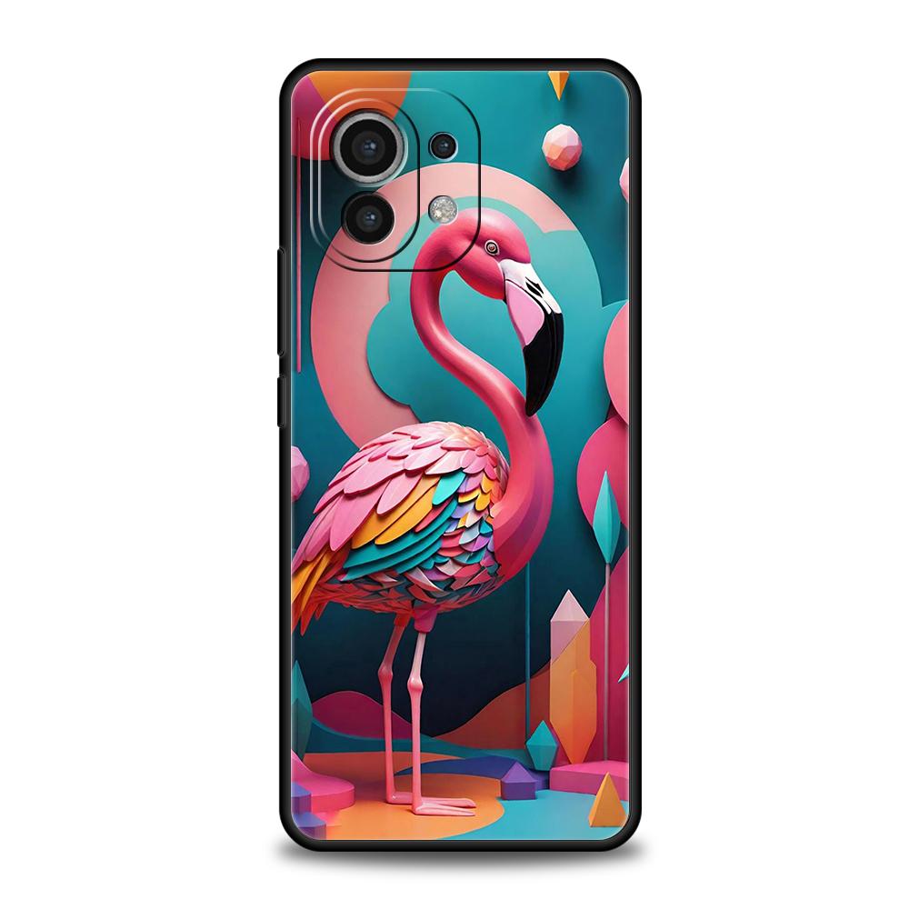

Flamingo Phone Case Cover for Xiaomi Mi 15 14 13 12 11 Ultra 14T 13T 12T 11T 10T Pro Lite 5G Shockproof Soft TPU Capas Coque Bag Xiaomi 15 Pro