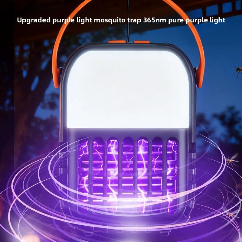 Lámpara antimosquitos solar portátil para camping luz repelente multifuncional recargable