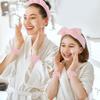 Set Fascia per Capelli e Polsini da Spa con Fermagli – Fascia Gonfia per Trucco da Donna, per Lavare il Viso, Maschere Facciali, Accessori Doccia, Regali per Ragazze Adolescenti