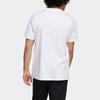 adidas T Shirts Men's White Crew Neck Moderate Straight Fit IB9426