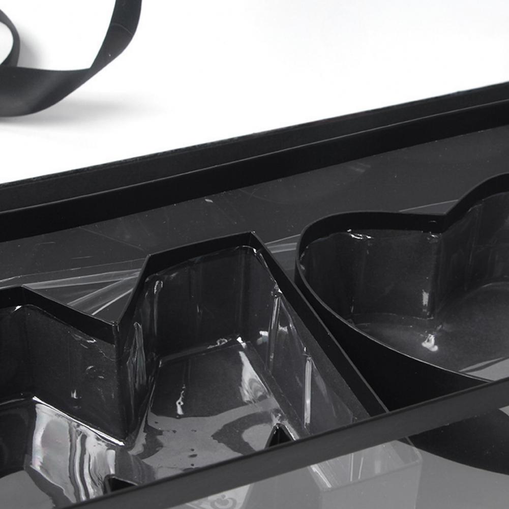 Mom Letter Shaped Empty Flower Box Clear Window Design Rectangle Cardboard Gift Box Strawberry Packaging Decorative Soap Box DIY