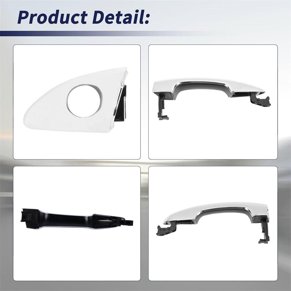 Exterior Door Handles Front Driver Left Side 82651C1110 For Hyundai Sonata 15-19