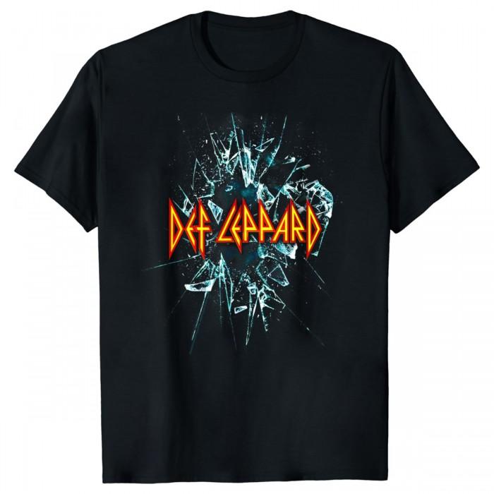 Def Leppard Unisex Adult Shatter Cotton T-Shirt