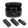 2.4G Wireless Lavalier Microphone Noise Cancelling Bluetooth Clip On Lapel Mic for Mobile Phone Live Streaming Video