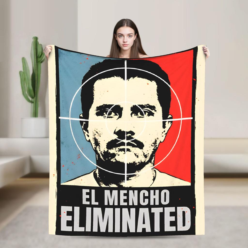 El Mencho Blankets Fleece Summer Air Conditioning Breathable Super Warm Throw Blanket for Bedding Travel Rug Piece