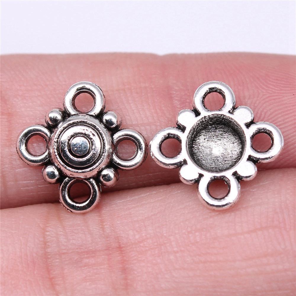 Accessories Parts Four-Hole Necklace Connector Wedding Jewelry Findings TA023