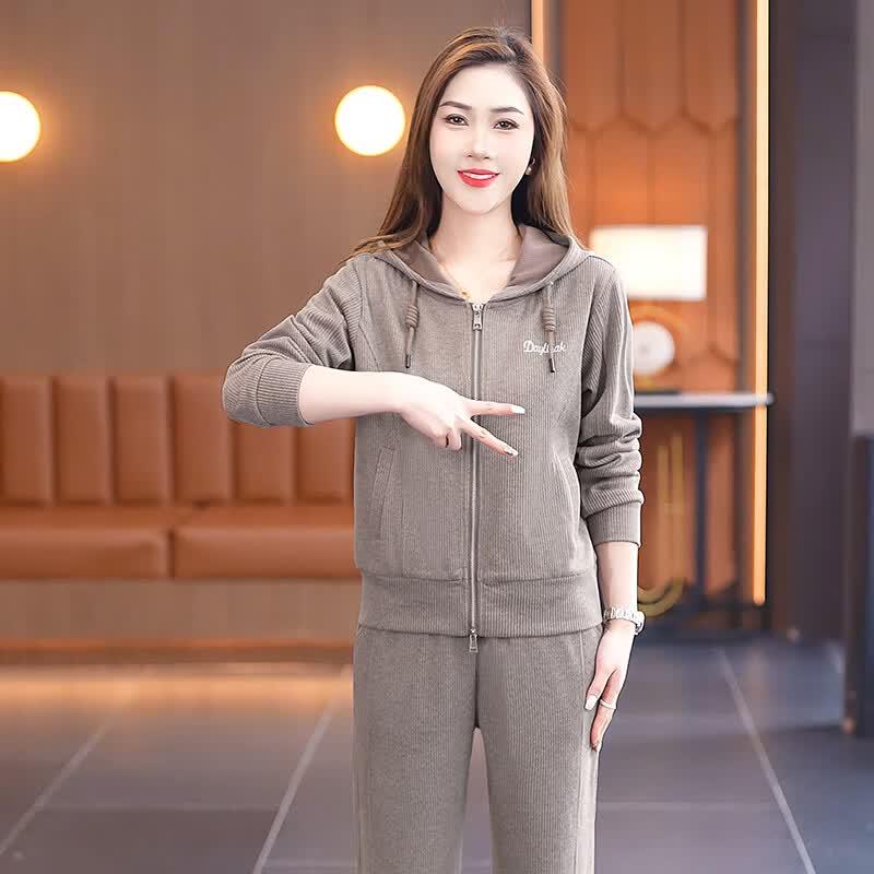 JOHLIN DREAM Women s Hooded Long Sleeve Tracksuit M