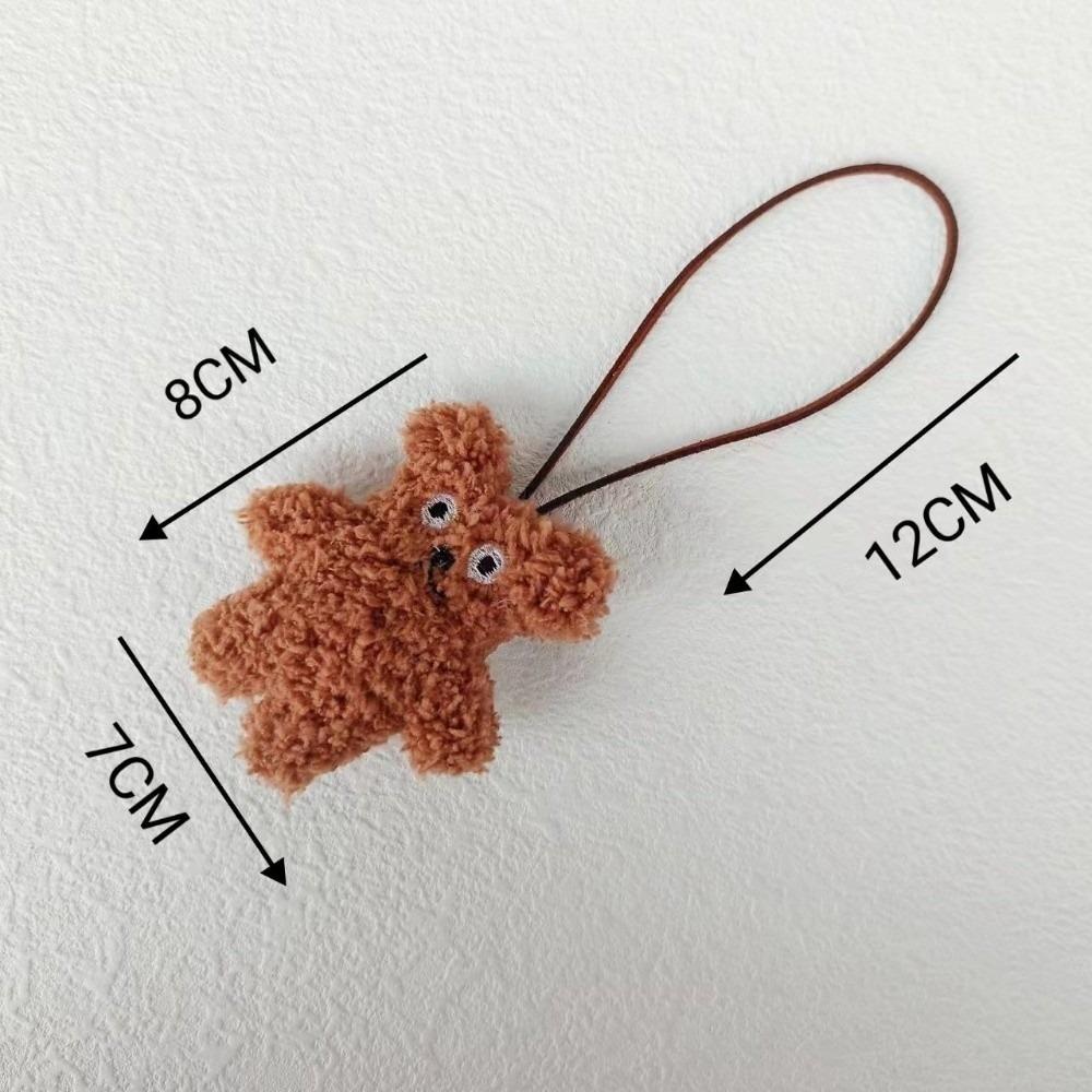 Cloth Material Bag Charms Animal Design Backpack Decoration Phone Lanyard For Girls