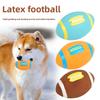Latex Toy Rugby Ball - Interactive Sound-emitting Cartoon-colored Small Dog-shaped Toy Ball