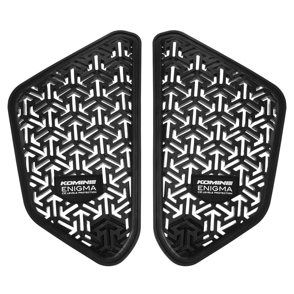 Komine SK-842 Enigma Motorcycle Waist Protector Side Waist Protector, Black Free CE2 Standard