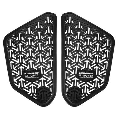 Komine SK-842 Enigma Motorcycle Waist Protector Side Waist Protector, Black Free CE2 Standard