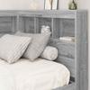 Storage Headboard Gray Sonoma 90 cm Particleboard
