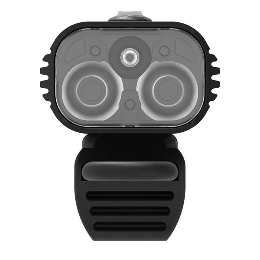 LEZYNE Macro Drive Bicycle USB Rechargeable IPX7 Waterproof 3 White LED Optical Front Light with 4 Solid 3 Flash Modes Satin Black 1400 1400+