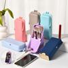 Silicone Pen Case Stationery Box Makeup Brush Storage Bag Cosmetic Tool Travel Waterproof Organizer Portable Toilet Storage Box