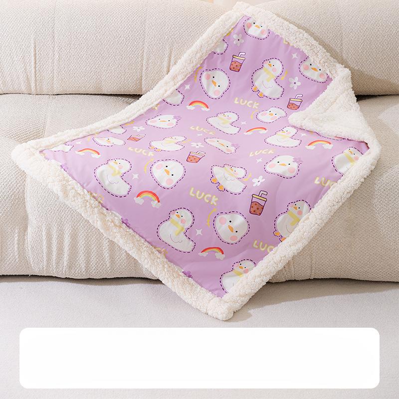 

Густа ягняча шерсть Осінь і зима Собака Милий ведмідь Мультфільм Ковдра для домашніх тварин Ковдра для котів Ковдра Тедді S（30*50cm）