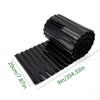 Corrugated Metal Garden Edging Black Border for DIY Flower Bed Driveway