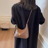 High-end niche bag women's spring retro new fashion messenger bag women's portable work dumpling bag