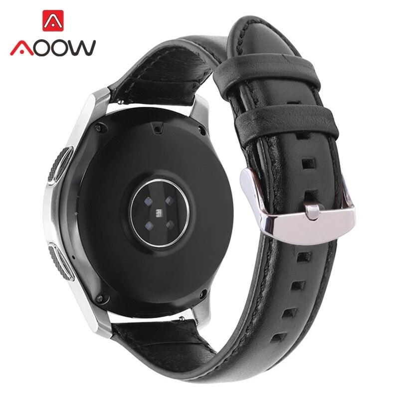 

Винтажный ремешок из натуральной кожи 18/20/22/24 мм, пряжка из нержавеющей стали Crazy Horse, кожаный быстросъемный браслет для мужчин и женщин 20mm