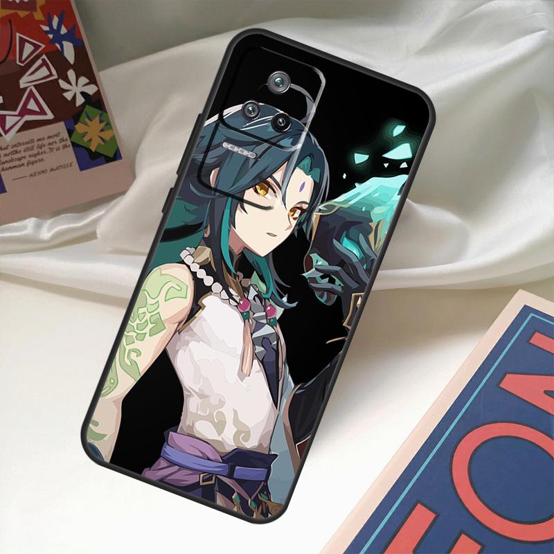 

Чехол Genshin Impact Сяо для Xiaomi 15 14 Ultra 17 Pro Max 13T 14T 15T Pro POCO F8 X3 X5 X6 X7 F5 F6 F7 Pro Чехол Xiaomi 17 Pro