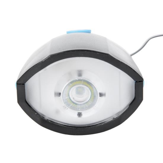 USB Charging High Bright Front Light Cycling Horn Warning Lamp for Bike Bicycle Blue