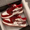 Men's Shoes Niche Fashion Retro Graffiti Made Old Board Shoes Women's Flat Bottome Casual Couple Sport Shoe Unisex Lace Up Shoes