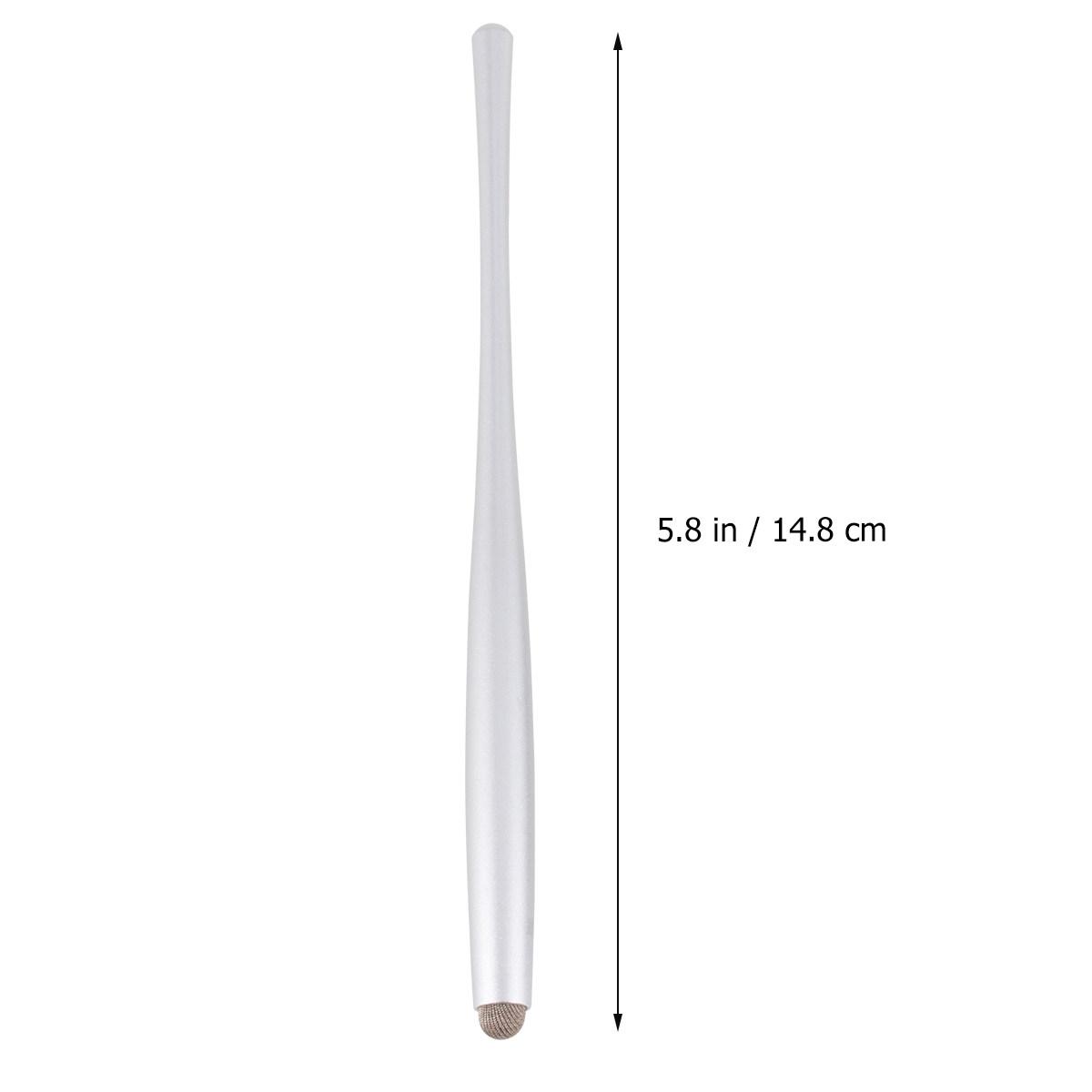 

4Pcs Metal Capacitive Pen Stylus Fiber Cloth Tips Touch Screen Writing Handwriting Phone Tablet Capacitive Stylus