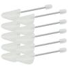 Vidaxl Shoe Trees, 5 Pairs, White, EU 35-38, Plastic