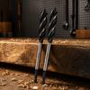 1pcs /2pcs 4-Groove Hex Shank Auger Drill Bit High Carbon Steel Woodworking Drill Bit  For Carpenter