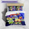 3pcs Custom Name SuperZings Bedding Set Duvet Cover Closure Includes 1 Duvet Cover & 2 Pillowcases for All Seasons Bedroom Decor